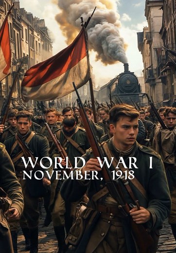 World War I History: November 1918 Imagined by AI