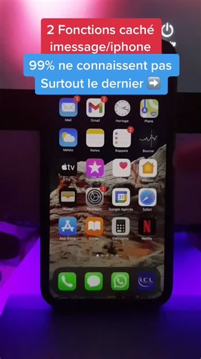 Fonctions cachées des messages sur iPhone et Samsung