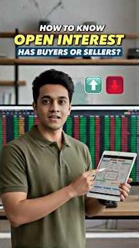 How to know Open Interest has Buyers or Sellers?⬇️⬆️ | Option Chain Analysis