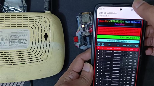 BW16 RTL8720DN Intelligent WiFi Deauth Testing Engine with Router Reset Detection & Channel Tracking BUY: https://hackshopbd.com/product/dual-band-5-ghz-2-4-ghz-rtl8720dn/ | Foysal Tips And Tricks