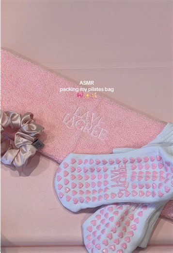 ASMR pilates essentials! Introducing our new grip slouch sock🥹 #asmr #pilates