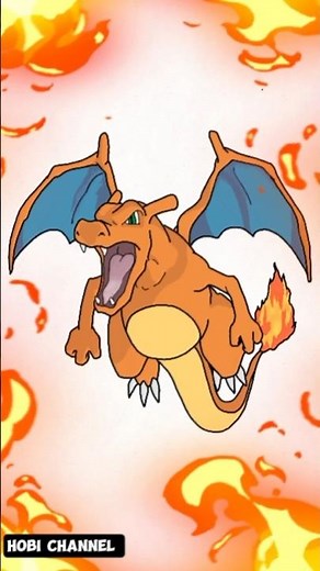 How to draw CHARIZARD (pokemon)step by step easy#pokemon