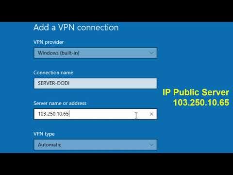 VPN PPTP-CLIENT REMOTE SERVER
