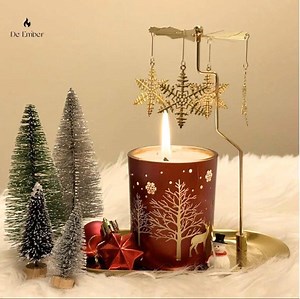 London Premium Snow Rotating Spinning Candle Holder Topper With 100% Non-toxic Pearl Candle Sand - Christmas Gift for Him Her - Vegan - Etsy
