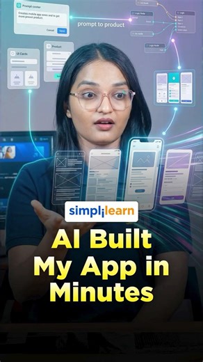 Create Mobile Apps In Minutes | No-Code App Development | Build Apps Fast | #Shorts | #Simplilearn