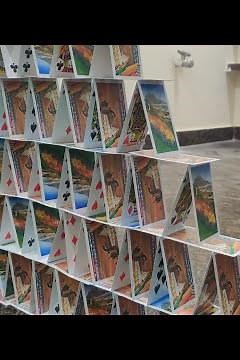 Title: Building a Pyramid from Cards | Mind-Blowing Card Stacking Challenge | We Got Talent