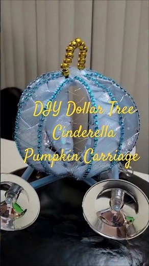 DIY Dollar Tree Cinderella Carriage Part 2