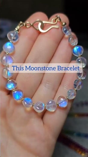 What is so SPECIAL about this Rainbow Moonstone Bracelet? ✨️ #Shorts