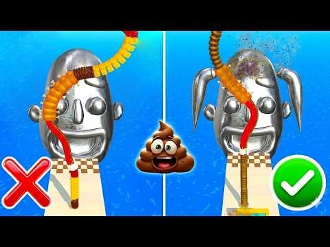 TALL POOP💩 vs. GIANT SPICY! 🌶️ Max Level Tallest Sandwich Challenge!