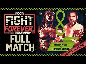 ZEBRA vs WOLF - CZW vs wXw - Michael Knight vs Isaiah Wolf - FULL MATCH FOR FREE - wXw Fight Forever
