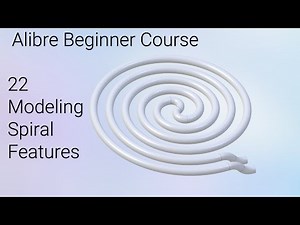 Stove Burner- Modeling Spiral Features | Alibre Beginners Course #22
