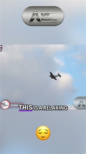 Enjoyable RC Airplane Flight: Relaxing Sunday Flyer! #shorts