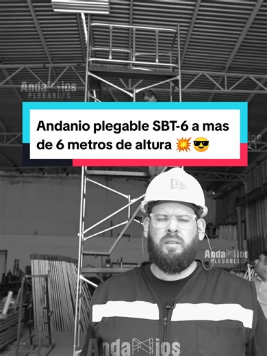 Andamio Plegable SBT-6: Ligero y Escalable para Construcción