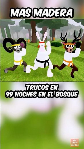 🔥 TRUCO CONEJO NINJA 🐰🥕 | 99 Noches en el Bosque Roblox 🌲🎮 #roblox #robloxshorts
