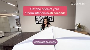 17 reactions | Want dream interiors in 45 days? Calculate the cost in 4 easy steps.  45-day delivery* ✅ 146-quality checks ️ Flat 10-year warranty 75,000+ Happy customers | Livspace India | Facebook