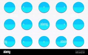 Background with colorful circles changing color. Motion. Rows of dots changing colors with transitions. Animated background for video insertion or tra Stock Photo - Alamy