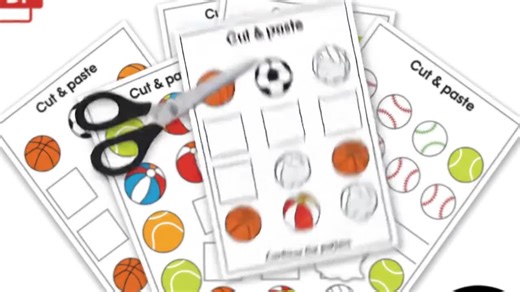 Pattern Sheets – Cut & Paste Activity | 50 Printable Pages | Preschool - Kindergarten - Etsy