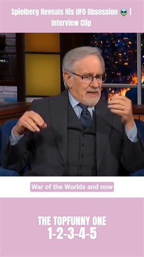 Spielberg Reveals His UFO Obsession 👽 | Interview Clip #viral #funny #interview #shrots #comedy