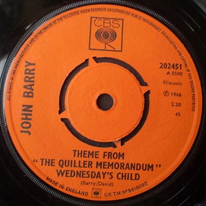 John Barry - Theme From "The Quiller Memorandum" Wednesday's Child / Sleep Well My Darling