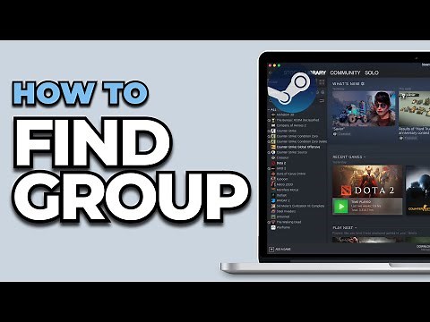 How To Find Group on Steam