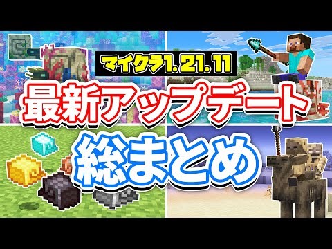 [Minecraft 1.21.11] Latest update summary! Nautilus added! Detailed explanation of spears & perch...