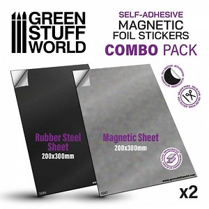 Magnetic Sheet pack for magnets - Self Adhesive |
