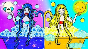 437K views · 10K reactions | Paper Dolls Dress Up - Costumes Day Girl vs Night Girl Dress Handmade | Beauty Paper Dolls | Facebook