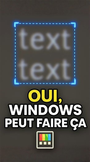 ALTek on Instagram: "Tu savais que Windows peut copier du texte… même dans une image ? 👀 Avec PowerToys Text Extractor, tu sélectionnes une zone et le texte apparaît direct dans ton presse-papiers. Ultra pratique pour le travail, les cours, et tout ce que tu veux. ⚡ #Windows11 #PowerToys #AstuceWindows #TechTok #Productivité #PCTips #WindowsHack #Altek"