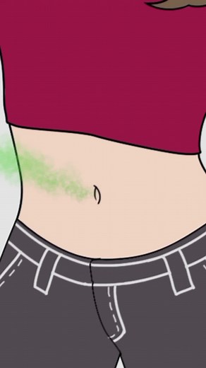 ASMR Dirt and stone removal in deep belly button Remove Huge Navel Stone Animation