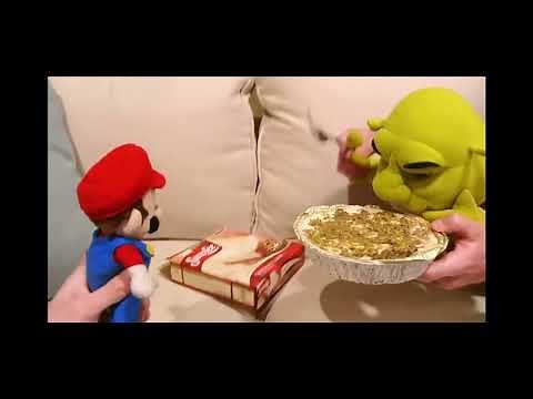 Shrek Eats Expired Cheesecake And CRAPS ON THE WHITE COUCH!