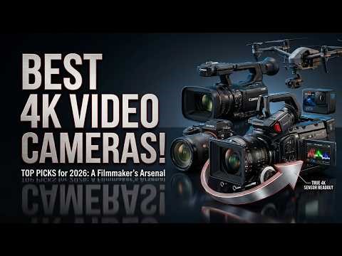 Top 10 Best 4K Video Cameras in 2026 — Don’t Buy Until You See This!
