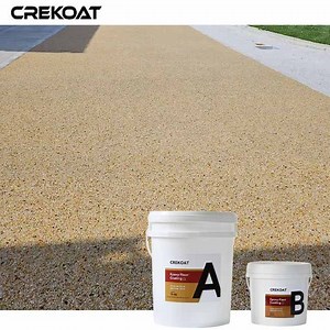 [Hot Item] UV-Resistance Epoxy Resin Washed Stone Coating for Driveway Floor and Walls