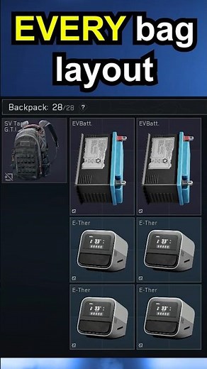 EVERY Backpack Layout in Delta Force