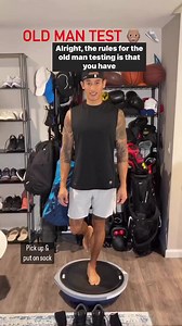 Ready for a challenge that will test your balance and daily multitasking skills? 🤔💪 @vininja introduces the BOSU Balance Challenge with a twist of daily activity! 🧦 Step onto the balance trainer and see if you can balance on one leg while gracefully putting on your socks and shoes. Can you conquer this everyday task without losing your balance? Give it a try, share your attempts, and tag us, we love to see your variations! Let’s master the art of balance, one sock at a time! 🧦👟 | BOSU