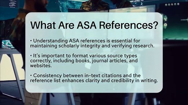 What Are ASA References? - The Language Library