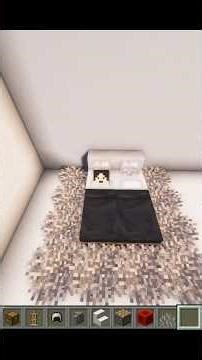 Minecraft bed decoration idea 😱#minecraft #shorts