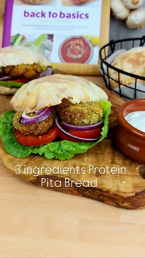 9.6K views · 83 reactions | Soft, fluffy, high-protein pita breads made with just 3 simple ingredients  Perfect for school lunches, meal prep or quick dinners. So easy, so delicious And yes… you can make your own cottage cheese at home. It’s cheaper, fresher and tastes so much better. We teach you step-by-step in our Back To Basics book ❤️  Comment BTB for the link Recipe is waiting in the comments | Taste Spell | Facebook