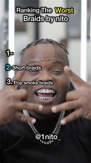 The Top 3 WORST Braids by NITO💀😭(HILARIOUSA😂)