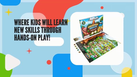 Baby Dinosaur Rescue Board Game - Cooperative Dinosaur Game for Kids Ages 4 and Up - Help The Dinos Race to The Island, Easy to Learn and Great for Family Fun Time