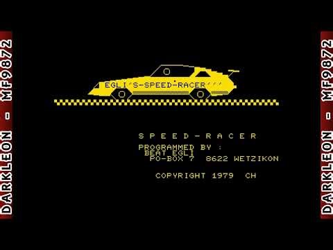 Speed Racer - [ 1979 - Commodore PET - Gameplay ]
