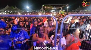 Grace Latoya Hamilton lived up to her name Saturday night. The popular Jamaican, stage name Spice, certainly spiced up proceedings at the Rise show held at the National Botanical Gardens. The event is usually held at Kensington Oval, but moved to the Waterford, St Michael venue for the first time, where a large crowd gathered to soak in the most popular tunes of the dancehall artiste. Spice, known in her homeland as the ‘Queen of Dancehall’, did not disappoint, getting up close and personal with