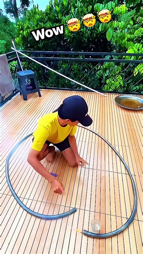 Burning Firework Wick in Rocket Hose | Amazing Result 🔥#shorts