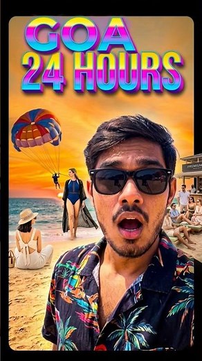 24 HOURS on Goa Beach! 🏖️ Crazy Challenge | ‪@CrazyXYZ‬ #amitbhai #summer #goa #challenge