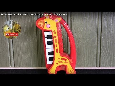 Fisher Price Small Piano Keyboard Musical Giraffe Children’s Toy