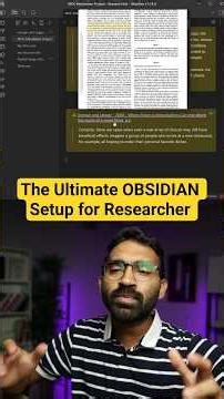 Build your research pipeline in Obsidian.