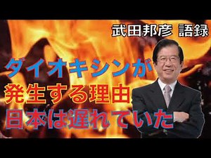 【武田邦彦 語録】ダイオキシンが発生する理由、日本は遅れていた