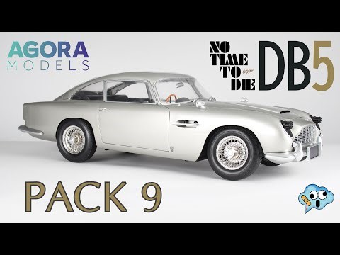 Agora Models 007 Aston Martin DB5 from James Bond No Time To Die 1:8 scale diecast pack 9 build