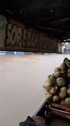 Heavy Rain Floods Village Market Street 🌧️ — Real Rain ASMR for Deep Sleep & Calm Mind