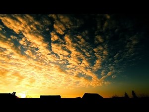 Sunset Clouds Timelapse – Relaxing Sky Background Video