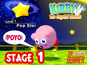 ¿Recuerdan éste juego de Kirby? Preparé un pequeño gameplay del stage 1 en el primer mundo llamado Planet Pop Star, en Kirby 64: The Crystal Shards. | Nintenrunner